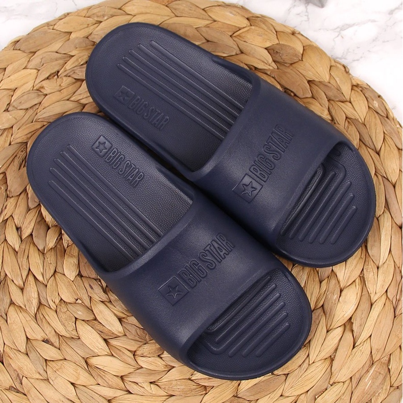 Pantuflas de espuma para niños Big Star GG374810 azul marino 2