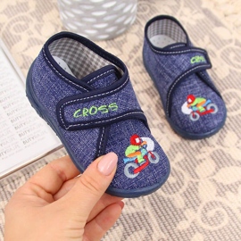Zapatillas casa niño Nazo azul marino 1