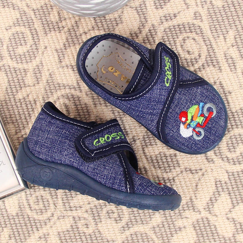 Zapatillas casa niño Nazo azul marino 2