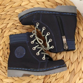 Botas cálidas para niños azul marino Kornecki 4984 3