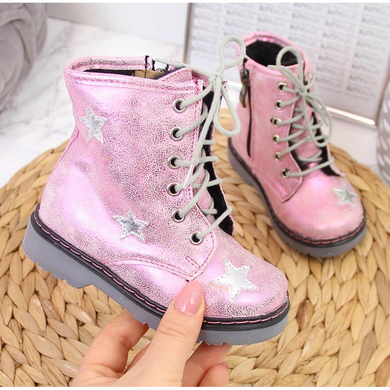 Botas niña rosa calentitas Kornecki 6216 rosado 1