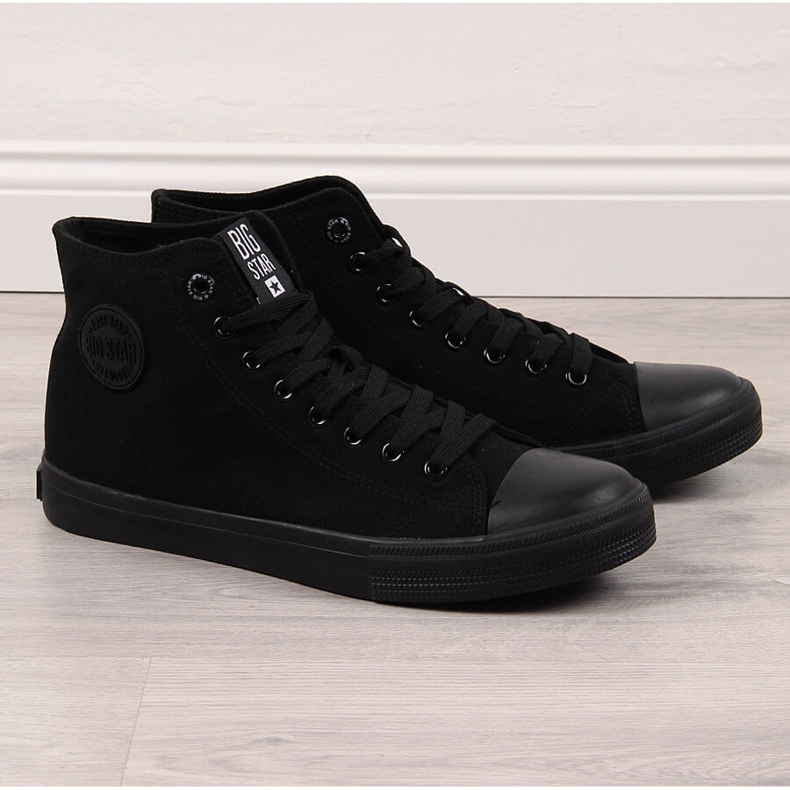 Negro Zapatillas altas de hombre Big Star FF174550 2
