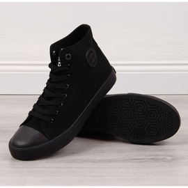 Negro Zapatillas altas de hombre Big Star FF174550 4