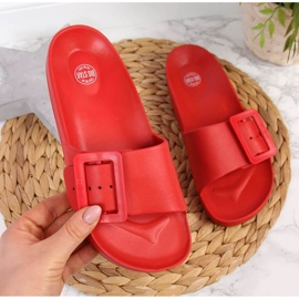 Chanclas de playa mujer foam rojo Big Star FF274A385 2