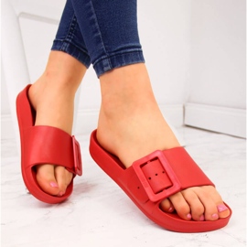 Chanclas de playa mujer foam rojo Big Star FF274A385 1