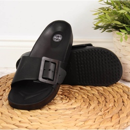 Chanclas de playa de espuma negra para mujer Big Star FF274A389 negro 7