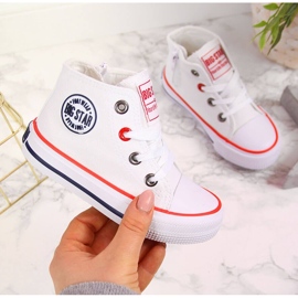 Deportivas infantiles cremalleras blancas Big Star HH374083 blanco 1