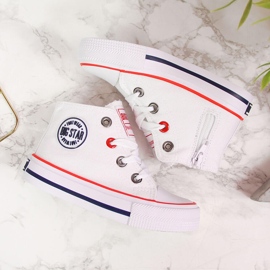 Deportivas infantiles cremalleras blancas Big Star HH374083 blanco 2 Deportivas infantiles cremalleras blancas Big Star HH374083 blanco 2