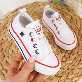 Deportivas infantiles bajas blancas Big Star HH374089 blanco 3