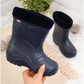 Botas de nieve para niños con calentador extraíble Befado azul marino 1