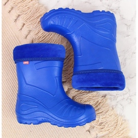 Botas de nieve para niños con mono extraíble, azul Befado 2
