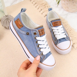 Deportivas infantil American Club azul denim azul 1