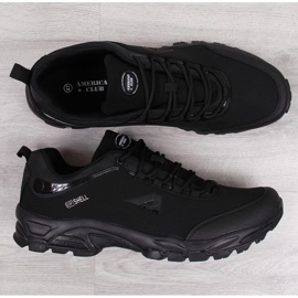 Zapatos de trekking impermeables de hombre American Club negros 2