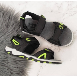 News Sandalias deportivas infantiles con velcro negras NOVEDADES 4