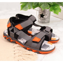News Sandalias sport niño con velcro gris NOVEDADES 2