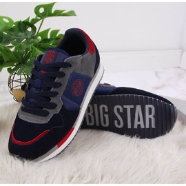 Deportivas piel azul marino Big Star GG274A055 multicolor 2