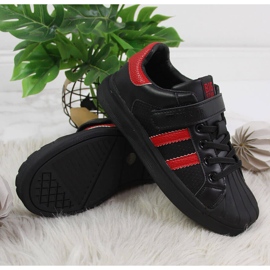 Deportiva infantil negra Big Star GG374022 velcros negro 3