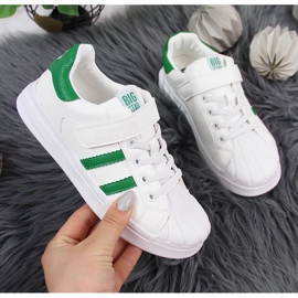 Deportiva infantil velcro Big Star GG374019 blanca blanco 1
