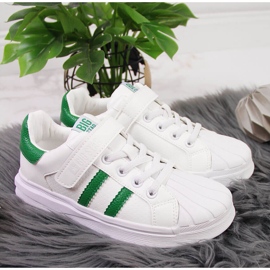 Deportiva infantil velcro Big Star GG374019 blanca blanco 2