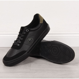 Zapatilla baja hombre ecopiel negra Big Star II174008 negro 2