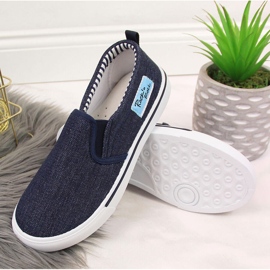 Atletico Zapatillas slip-on de hombre Atlético azul marino 2