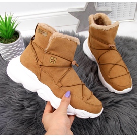 Botas de nieve mujer camel Big Star II274266 marrón 3