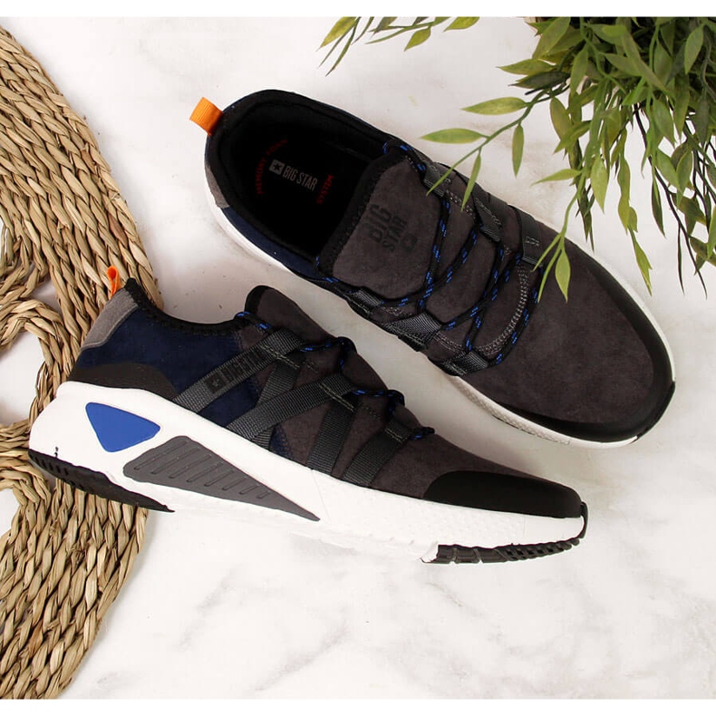 Deportivas piel gris Big Star II274309 2