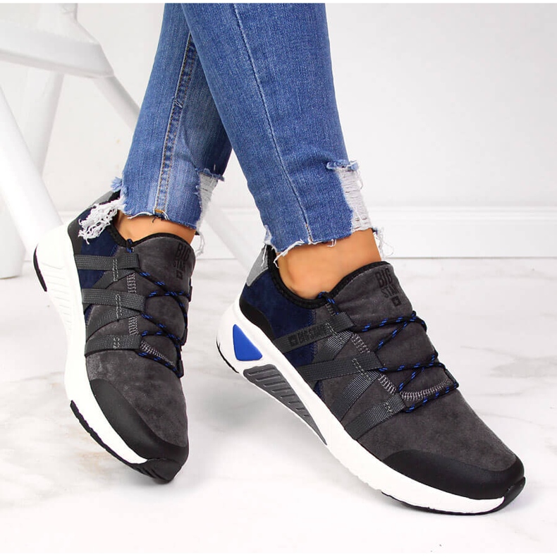 Deportivas piel gris Big Star II274309 1