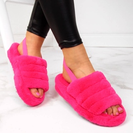 Pantuflas mujer rosa Seastar piel domestica rosado 1