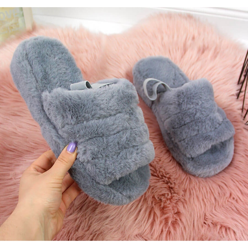 Gris Zapatillas de estar por casa Seastar gris mujer 2