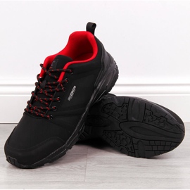 Deportivo trekking impermeable DK negro y rojo 1
