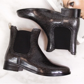 Chanclas de mujer negras y plateadas, negras y plateadas T.Sokolski negro plata 3