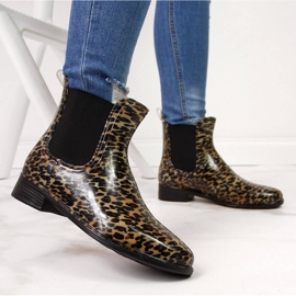 Chanclas de mujer Botines chelsea marrón leopardo T.Sokolski 4