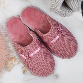 News Pantuflas casa jersey rosa mujer, rosa NOVEDADES rosado 5