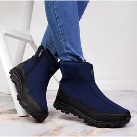 Botas de nieve impermeables DK azul marino 1