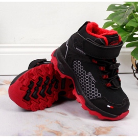 Botas de nieve impermeables para niños American Club negras negro 2
