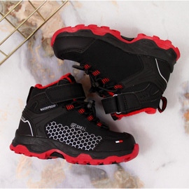 Botas de nieve impermeables para niños American Club negras negro 3