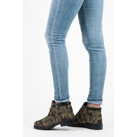 Ideal Shoes Trampero de tobillo bajo multicolor 3