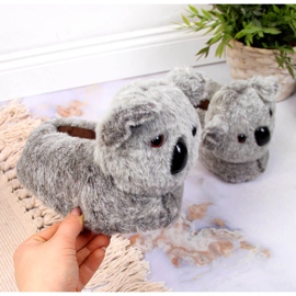Zapatillas de bebé doméstico koala mascotas gris 1 Zapatillas de bebé doméstico koala mascotas gris 1