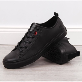 Deportivas bajas de hombre en ecopiel negra Big Star JJ174005 negro 1 Deportivas bajas de hombre en ecopiel negra Big Star JJ174005 negro 1