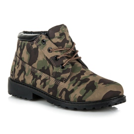 Ideal Shoes Trampero de tobillo bajo multicolor 4