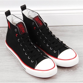 Deportivas altas de textil negro para hombre Big Star JJ174065 4