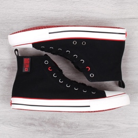 Deportivas altas de textil negro para hombre Big Star JJ174065 2