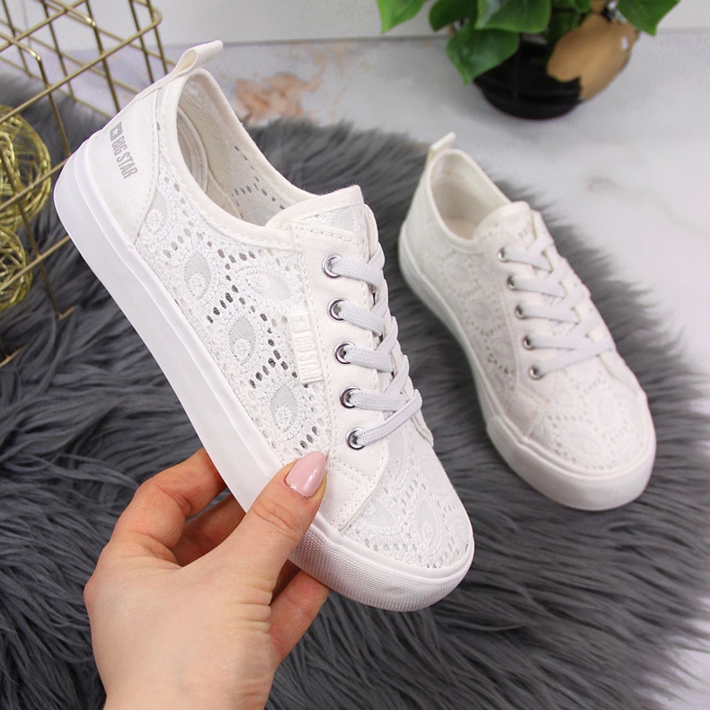 Deportivas niña encaje blanco Big Star JJ374012 2