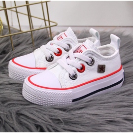 Deportivas infantiles con elásticos blancos Big Star HH374193 2