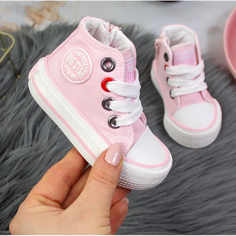 Deportivas altas niña rosa Big Star HH374191 rosado 1
