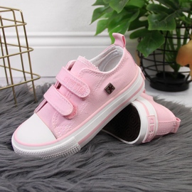 Deportivas niña rosa Velcro Big Star HH374099 rosado 3