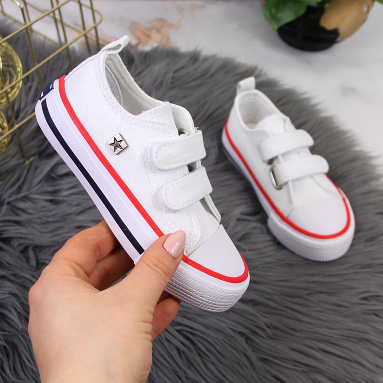 Deportivas infantiles velcros blancas Big Star HH374095 blanco 1