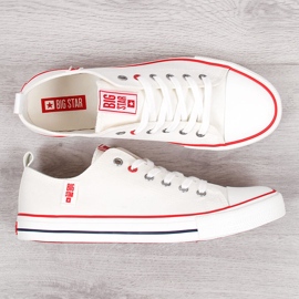 Deportivas bajas de hombre blancas Big Star JJ174062 blanco 3