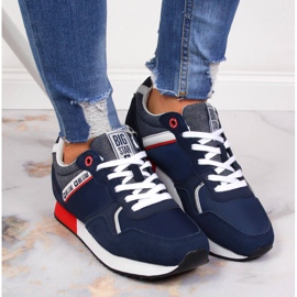 Deportivas piel azul marino Big Star JJ274285 6